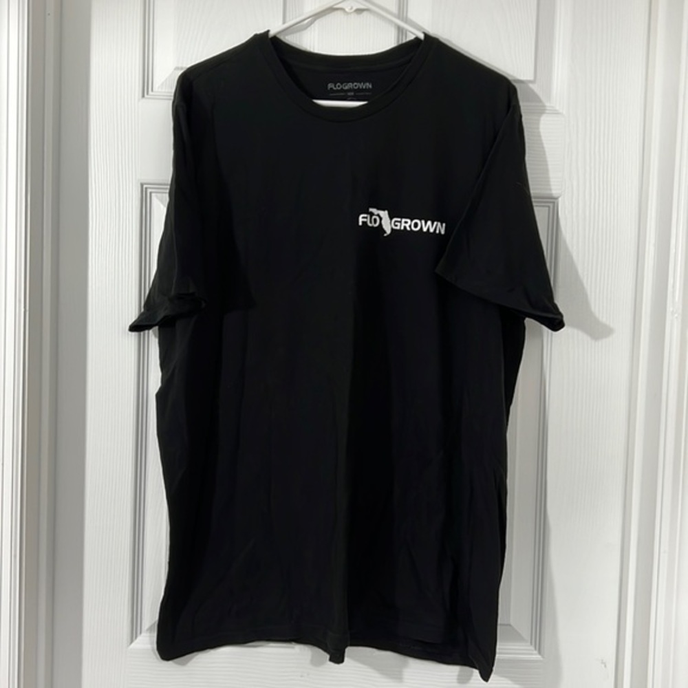 Flo Grown men’s black short sleeve teeshirt